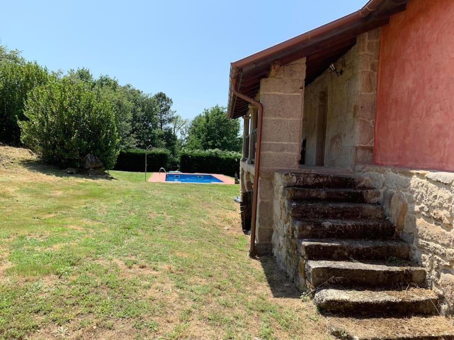 Casa De Campo Con Piscina, Entera O Por Habitaciones Amoeiro エクステリア 写真